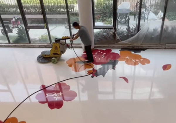 環氧磨石萬一地面被刮花或出現損壞如何修理？